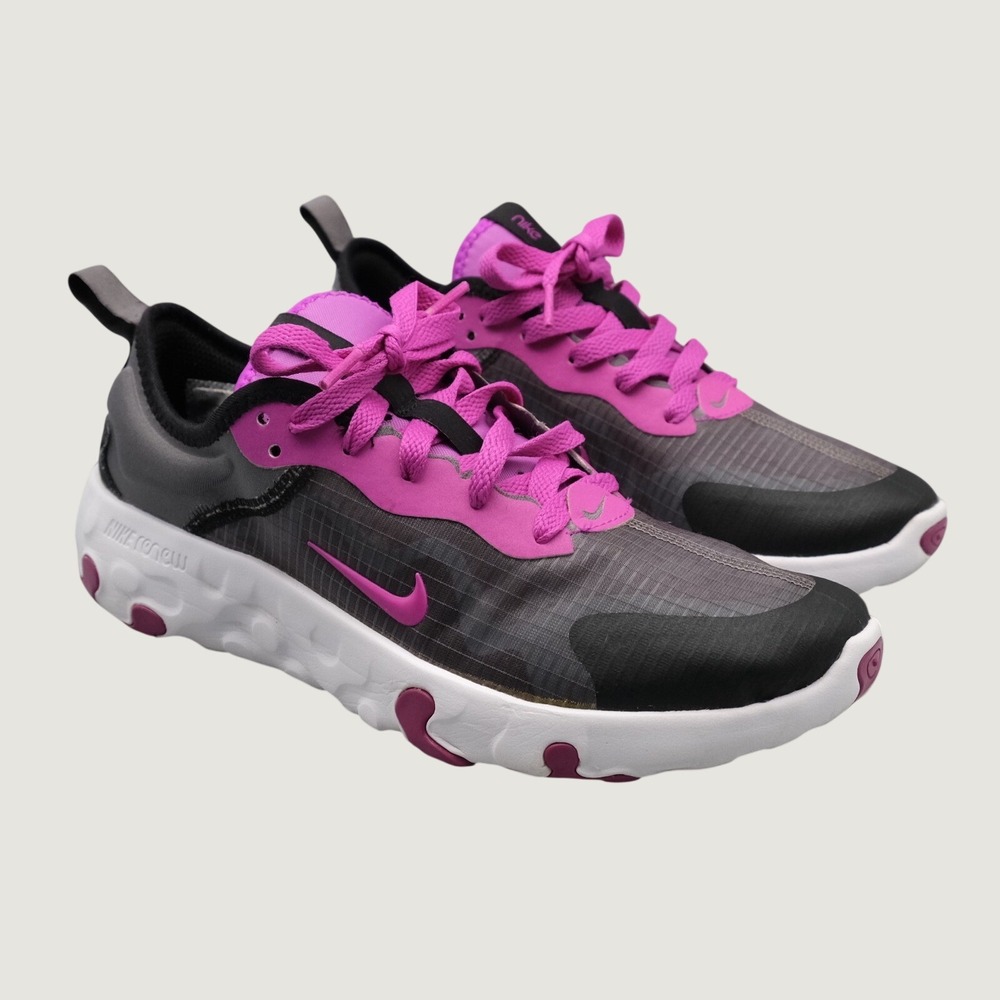 Nike Renew Element 55 Grey Pink Running Shoes CD6906-005 Size 6Y Women 7.5